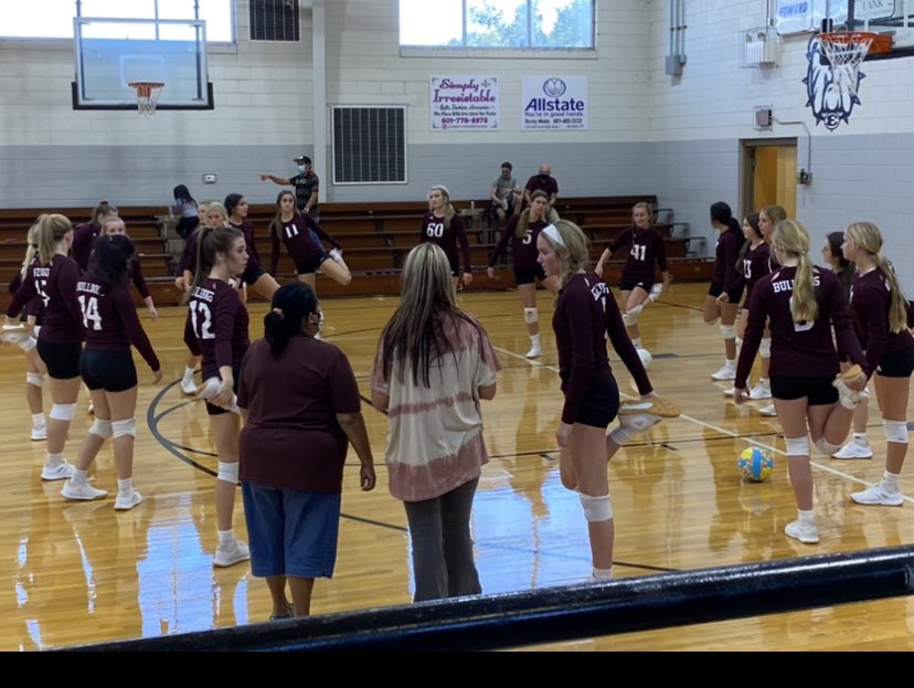 2020Clarkdale's tweet photo. Way to go Lady Bulldogs! Big Win over Enterprise 3-1 🏐 https://t.co/rqbOAj6obL