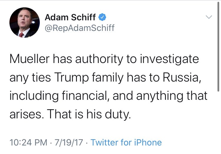 One of the key voices in all this, of course, was  @RepAdamSchiff, who showboated his way to national attention.When Mueller couldn’t find anything to validate Schiff’s claims, he pushed them anyway. It’s a conspiracy theory at this rate.