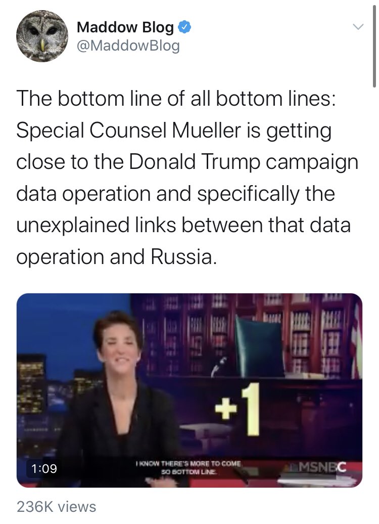 But the worst element has to be  @Maddow, who boosted every firing idea and story you can imagine. I’ve only got enough room for a handful. There’s no two ways around it: This. Is. A. Conspiracy. Theory.