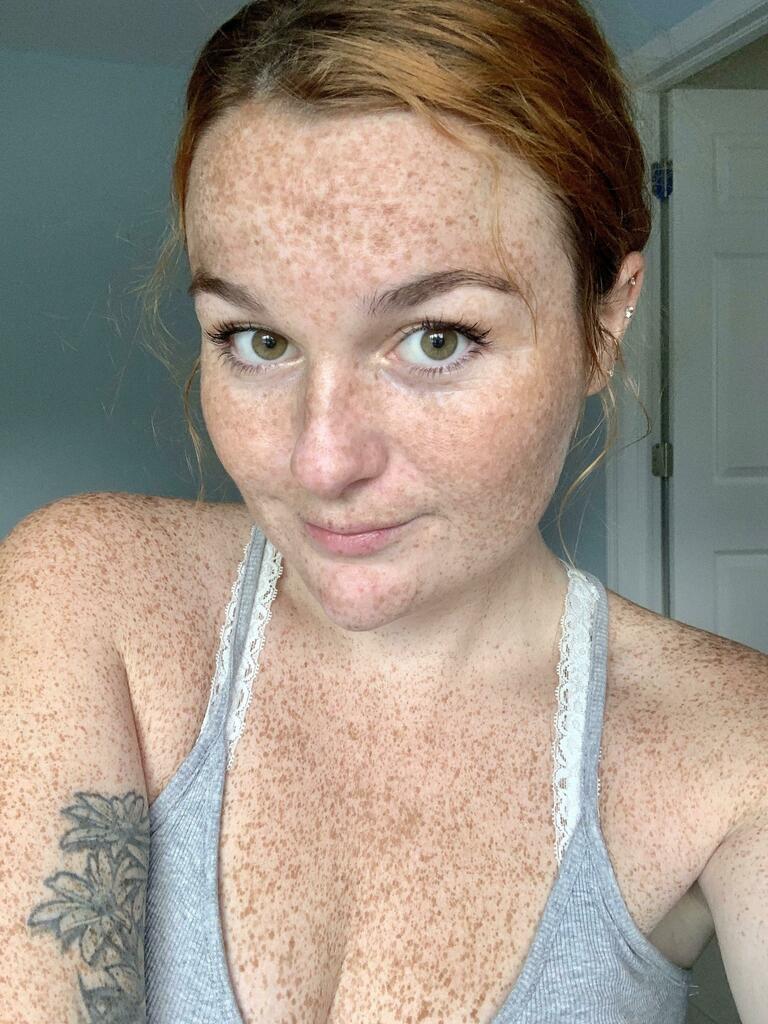Natural freckles sexy domination