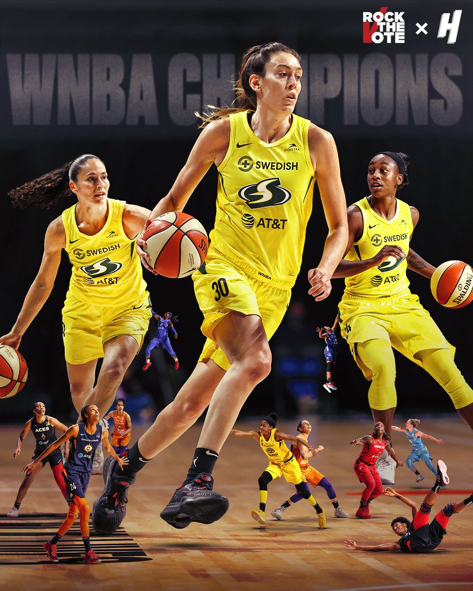 BleacherReport's tweet photo. SEATTLE STORM ARE WNBA CHAMPS 🏆

Seattle takes home its fourth title after sweeping the Aces 💍

Stewie: 26 PTS | 4 REB
Loyd: 19 PTS | 9 REB | 4 AST https://t.co/tST6lwB5aS