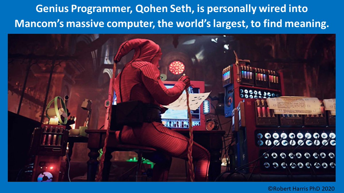 viewshift1's tweet photo. #ZeroTheorem employs a densely compacted language that seeks to codify all known phenomena in the universe that should explain the purpose of existence in this dystopian movie.  Original trailer 2014: https://t.co/IEhXbCYDVz https://t.co/DAzWgWg4OS