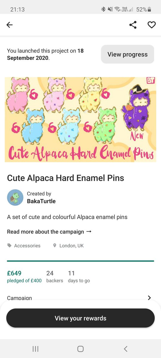 Literally £1 from unlocking our spooky alpaca!! Pledge now for virtual hugs

#enamelpins #alpaca #alpacapins #pinkickstarter