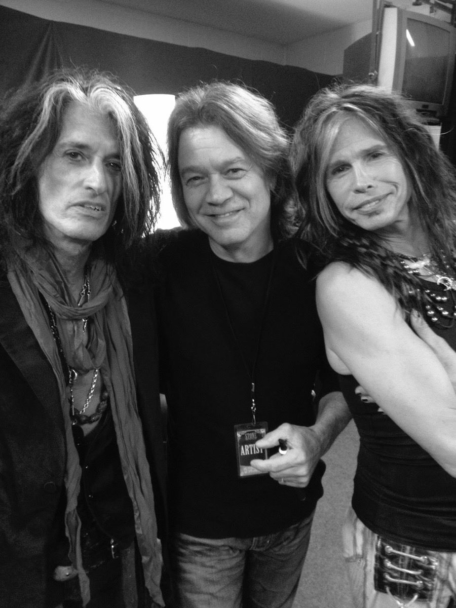Aerosmith's tweet image. Rest In Peace @eddievanhalen You will be missed! #Legend