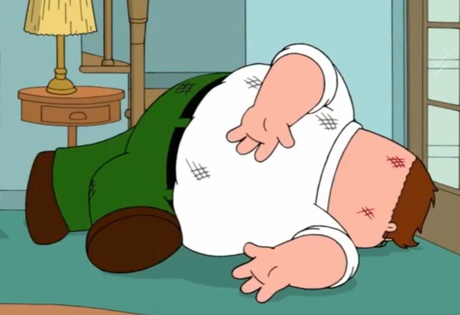 Pinky Badillo on Twitter: "Did @FightOwensFight landed a "Peter Griffin  Death Pose" on purpose last night, or is it just a helluva funny  coincidence? https://t.co/9q7KSU36pL" / Twitter