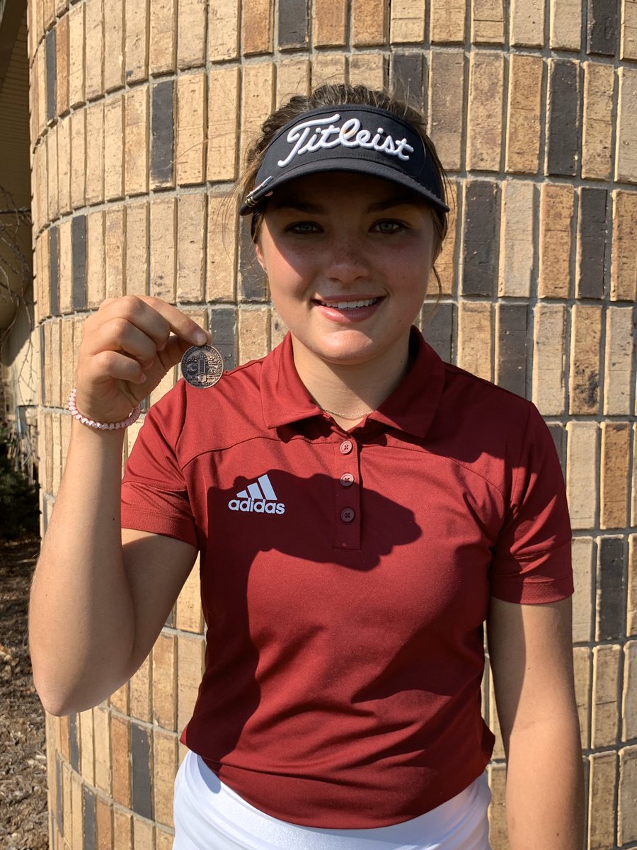 swedesgolf's tweet photo. ⭐️Annica Harm is headed to State with a 6th place finish shooting an 89. ⭐️ The Swedes finished 5th as a team. https://t.co/l8khCZdNYo