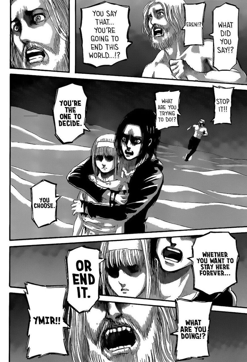 [THREAD] AOT theory for  #aot133spoilers , the reason why i believe Ymir killed Zeke Yeager and is manipulating Eren Yeager for revenge: as we all know, Zeke has not been included besides erens memory since chapter 122. i believe Ymir is using Eren and manipulating him into