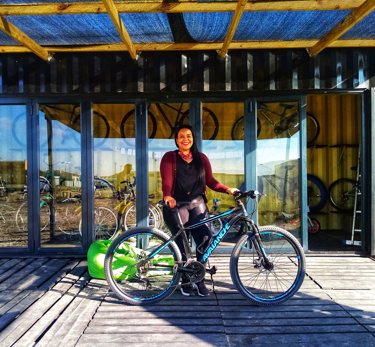 #newbikeday Congrats to Vanessa who bought her new wheels with us 😁🚲🚲🚲 wishing you many happy kilometers and awesome experiences.

#welovebikes #pushandpedal #KhaltshaCycles #avalanche #since1992 #feeltheearthmove #newstore #cycling #newbikeday