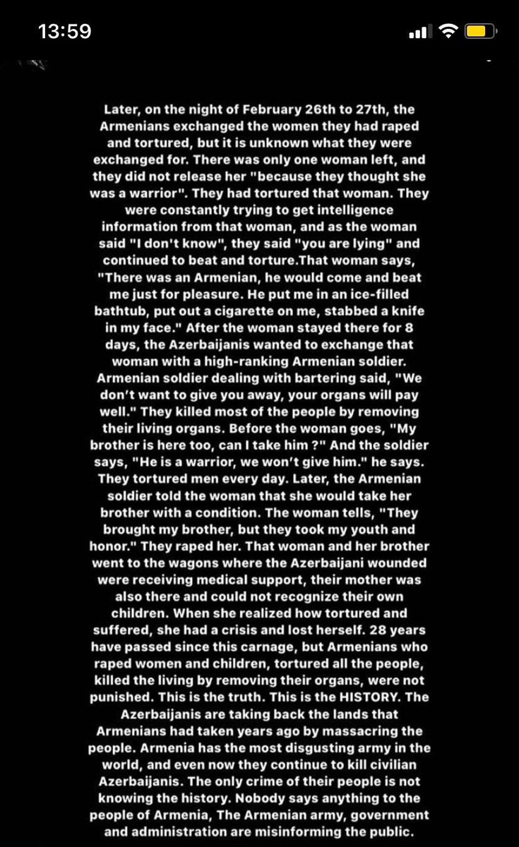 twtwicetr's tweet photo. #StopArmenianAggression
Children are being killed. Families are being slaughtered. Houses are being bombed. This is the evil.  #DontBelieveArmenia https://t.co/nDGnnl5alb