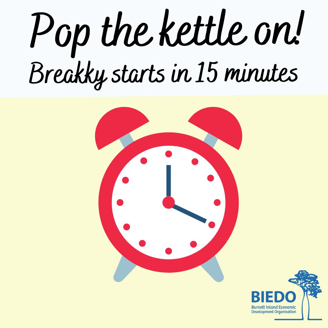 Reminder! Breakky with BIEDO starts in 15 minutes - time to boil the kettle and we'll see you on Zoom ➡️ us02web.zoom.us/j/94986127289?…