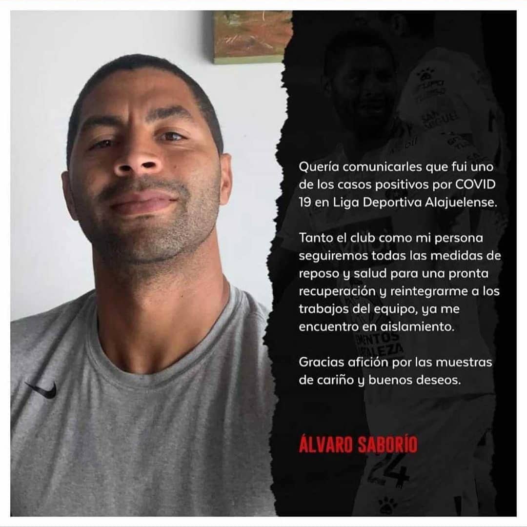 faco_sports's tweet photo. RUÍZ Y SABORIO POSITIVOS😷🖤❤️

Los futbolistas de la LIGA🇨🇷, #BryanRuíz y Álvaro #Saborio, confirmaron vía redes sociales, que ambos eran 2 de los 11 casos confirmados por COVID 19 en el club #alajuelense. https://t.co/zd8zJFf3tF