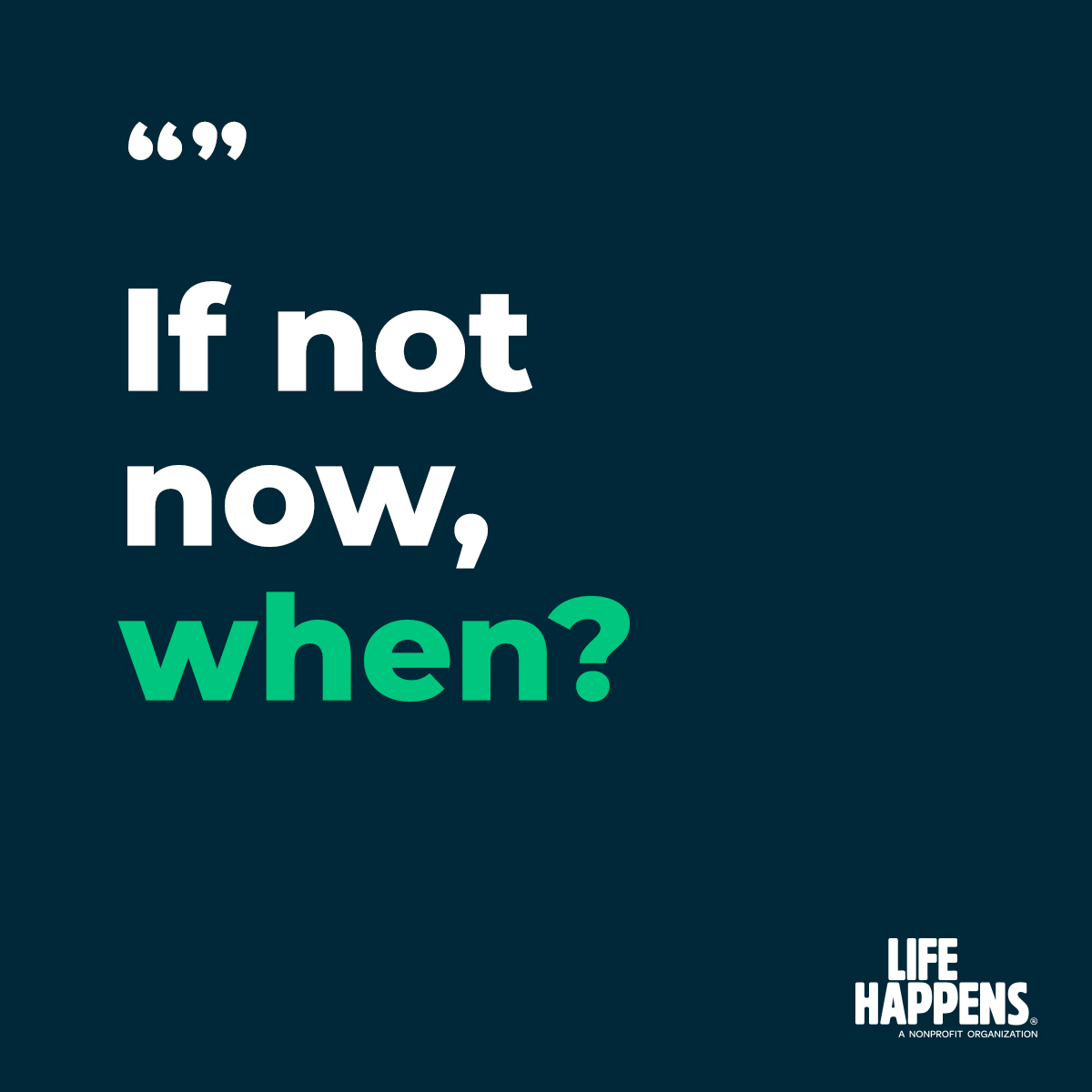 It’s time to take action. Get life insurance today. #MondayMotivation #LIAM20