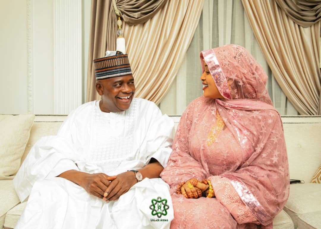 With my new wife, Aminatu Dahiru Binani.