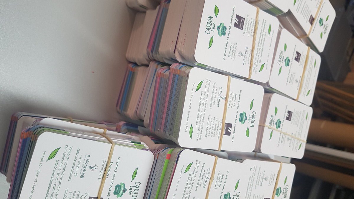 CarbonLean's tweet photo. Grâce à votre soutien sur @ululeFR , les premiers jeux @CarbonLean  arrivent !!! Bientôt dans votre boîte aux lettres :) https://t.co/M24E7a1itB