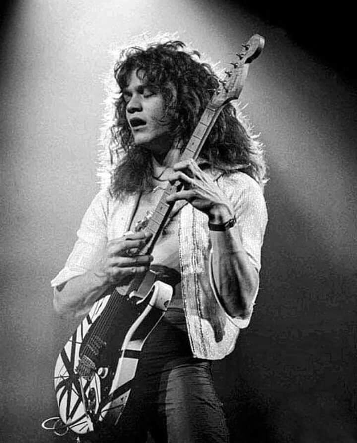 Absolutely gutted to hear that <a href="/eddievanhalen/">Eddie Van Halen</a> has passed away.
One of, if not our biggest influence.
A game changer for Guitar &amp; regardless of the solo or riff, EVH played with the biggest smile on his face.
R.I.P Eddie Van Halen.
A sad day for music 🙁
#RIPEddieVanHalen #EVH