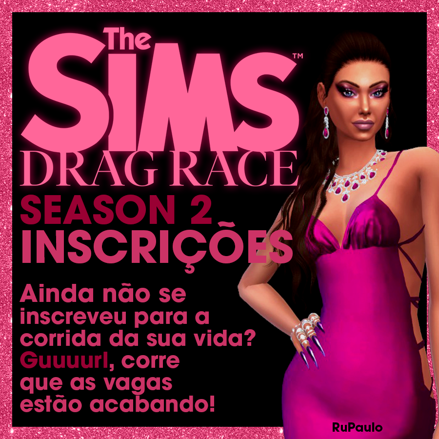 thesimsdragrace's tweet photo. 🚨🚨🚨
SHE DONE ALREADY DONE HAD HERSES!
Recadinho da Mama RuPaulo! Vai deixar as básicas roubarem sua vaga? Corre e faz sua inscrição! ✨
https://t.co/D87dkJ5vLm
#TheSims #TheSims4 #TS4 #TheSimsDragRace #TSDR https://t.co/wmYDM9oAT4