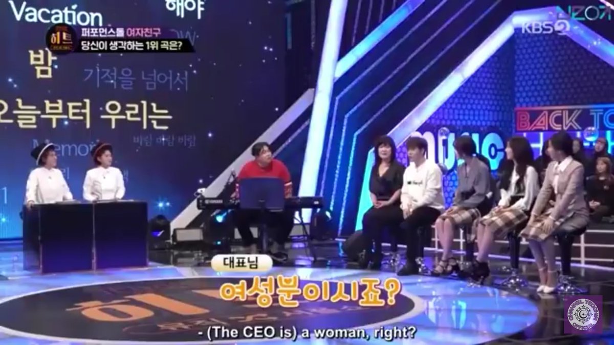 He's also the one who choreograph the "bam" part in tftmn that even the mc thought CEO Sungjinis a woman