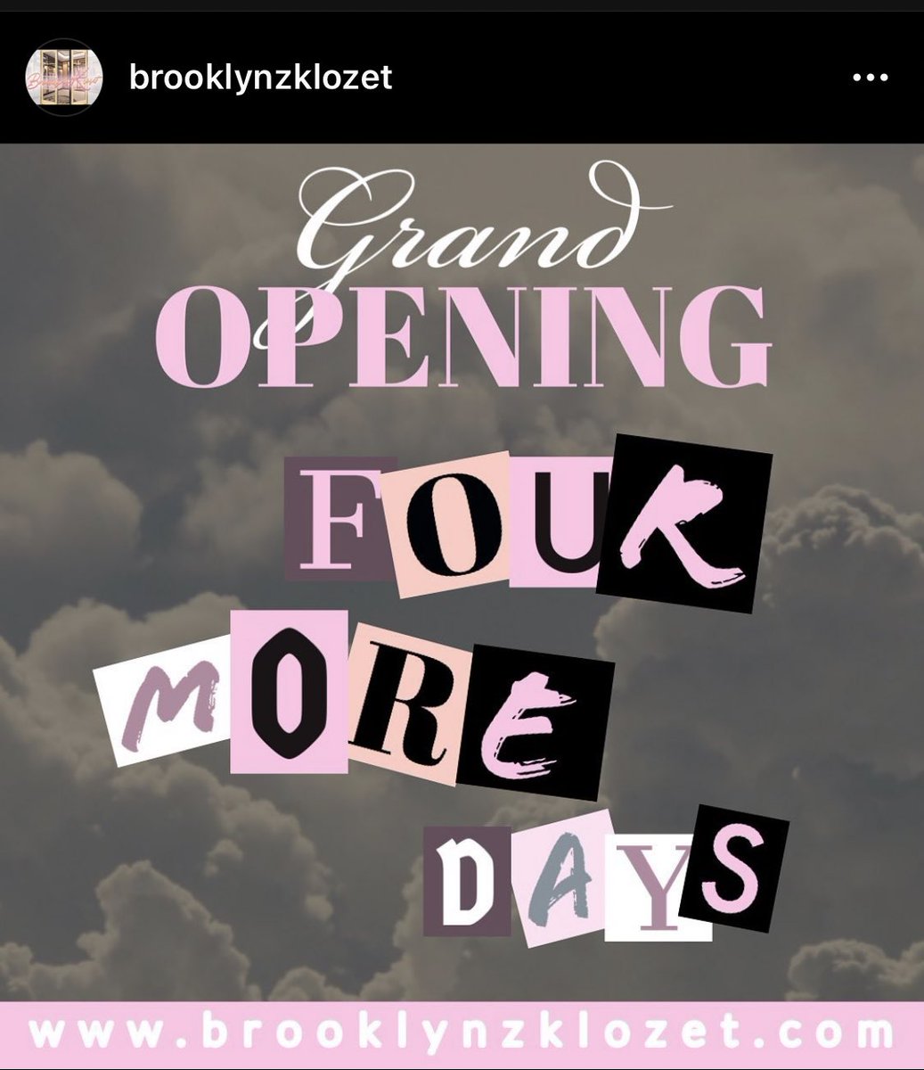 Ladies, If you like cute, affordable clothes then tap in with  @brook_knowsbest and her online boutique  @BrooklynzKlozet . It’s a grand opening you do not want to miss!!