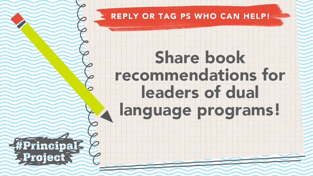 PrincipalProj's tweet image. 📚 What books might support the leader of a #DualLanguage program? Shout out titles for school leader @escuela_mi!

#ELLchat #ellchat_bkclub