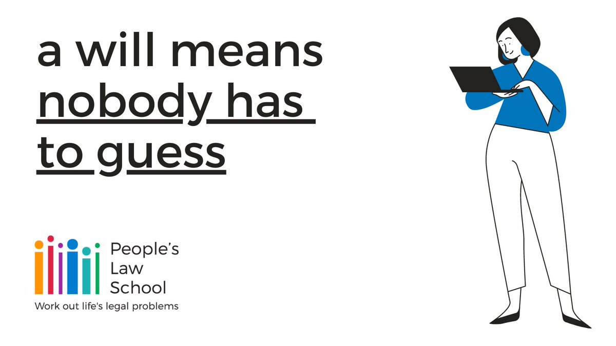 PLSBC's tweet image. And we don't just mean for your relatives. When you write a will, you get your own clarity. Sign up for our free 
#webinar on making a #will, live this Thursday at noon: peopleslawschool.ca/classes/making… 

#makeawillweek #freelegal #legaleducation #estatelaw #elderlaw #BClaw #a2j