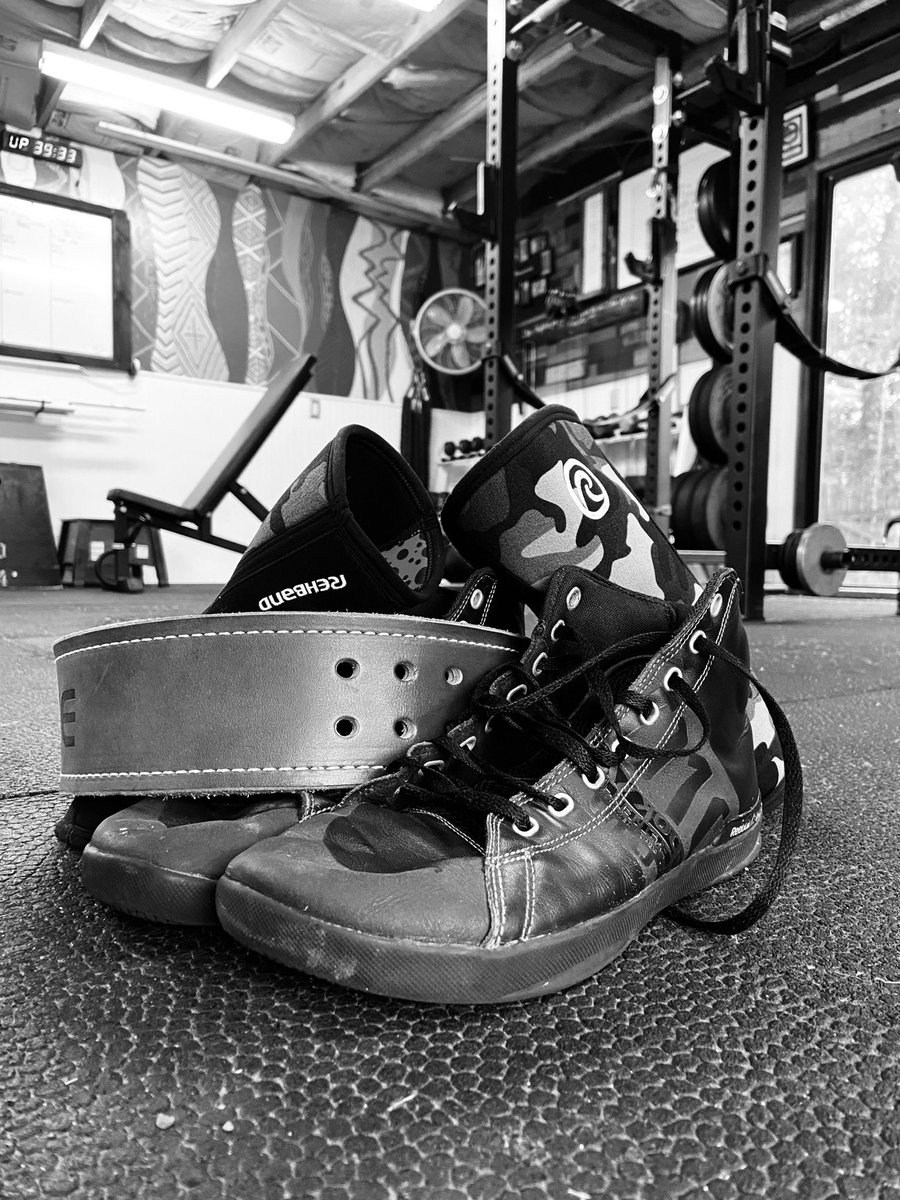 Tools of the fitness trade. 

#squatober day two...check.