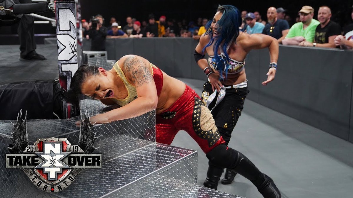 During the course towards their match in Toronto as well as the lead up, many in the WWE Universe questioned her actions in regards to taking out Shayna's alies, DESPITE the numerous interferences caused by them. It was somehow questioned to even criticzed when she done them.