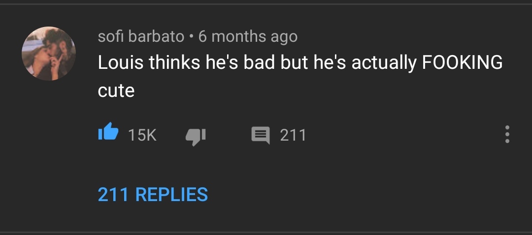 Comments under Louis' music videos that everyone needs to see; a thread