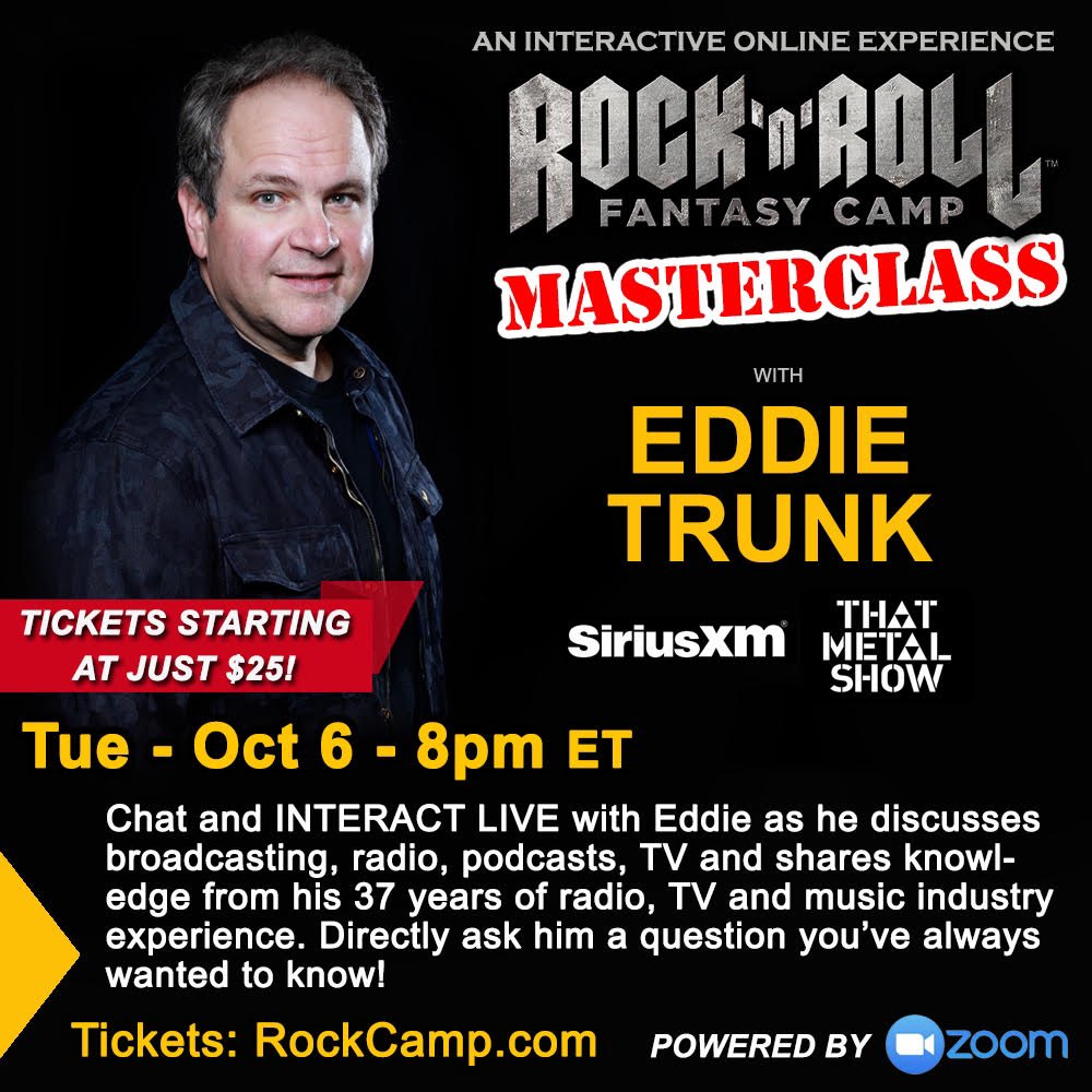 Eddie Trunk (@eddietrunk) on Twitter photo Also this will happen as planned tonight 8P ET <a href="/RockFantasyCamp/">RockFantasyCamp</a> . If the folks that signed up would like to talk VH that’s cool too Also this will happen as planned tonight 8P ET <a href="/RockFantasyCamp/">RockFantasyCamp</a> . If the folks that signed up would like to talk VH that’s cool too