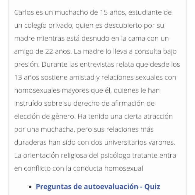 eticaproyecto's tweet photo. Aquí tenemos el caso de Carlos un chico de 15 años, que nos cuenta de su dudosa sexualidad.
¿Cómo podemos ayudarlo?
#ética 
#valores https://t.co/v1AwlgKK1Q