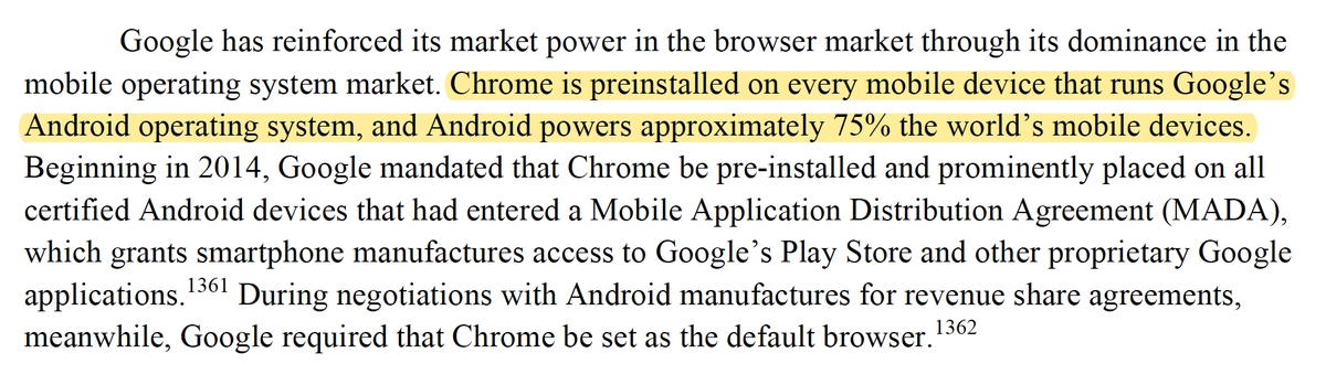 Read this graph and then be reminded that Google pays many, many $$$billions$$$ to have Google Search as the default on iOS. You know...because competition is only a click away....