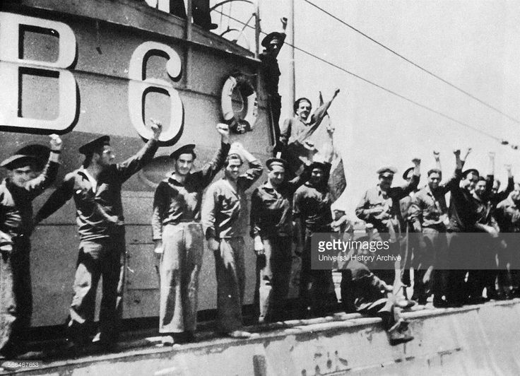 Though the coup planners secured the support of nearly 90% of Spain’s officers, among the enlisted they were less successful. Navy sailors, hearing of the coup, kill their officers and toss them overboard. Only a few vessels remain under rebel command. The air force splits.