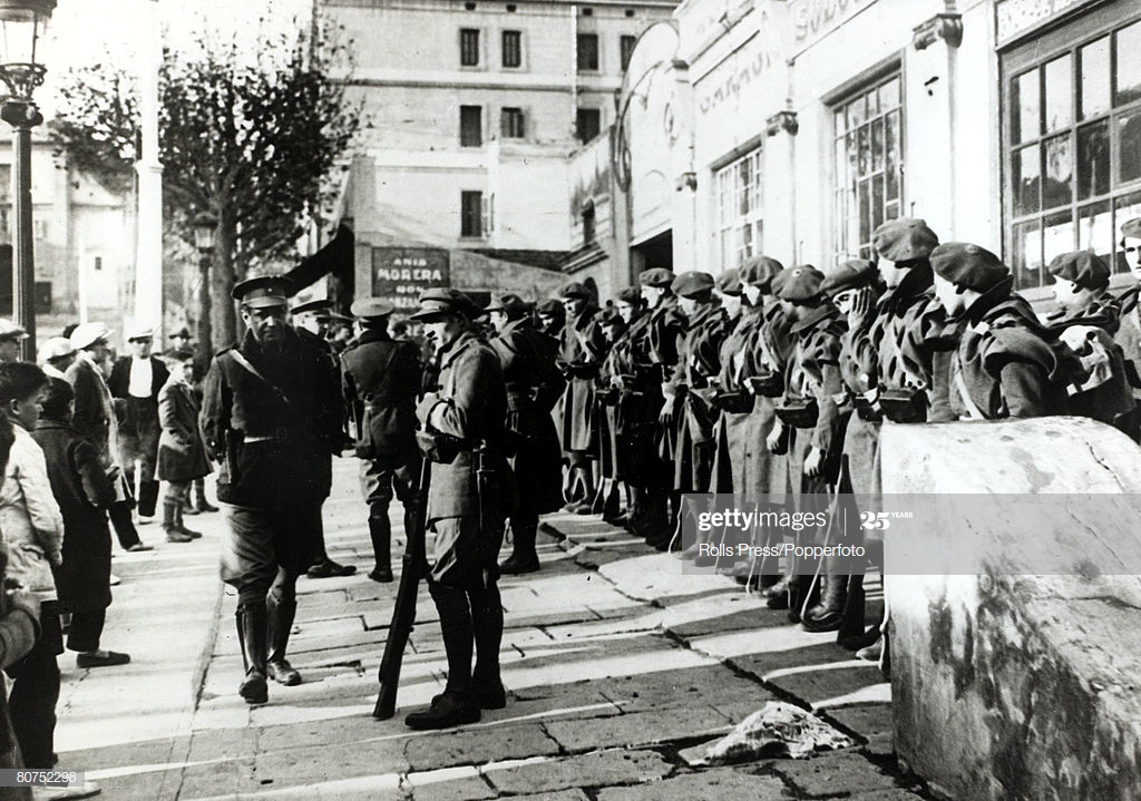 While rebel seizure of Morocco was swift, the coup bogged down in peninsular Spain. Most major cities had only small military garrisons. Although the loyalty of these officers to the rebels was near-uniform, they had to wait for reinforcements from the main force in Morocco.