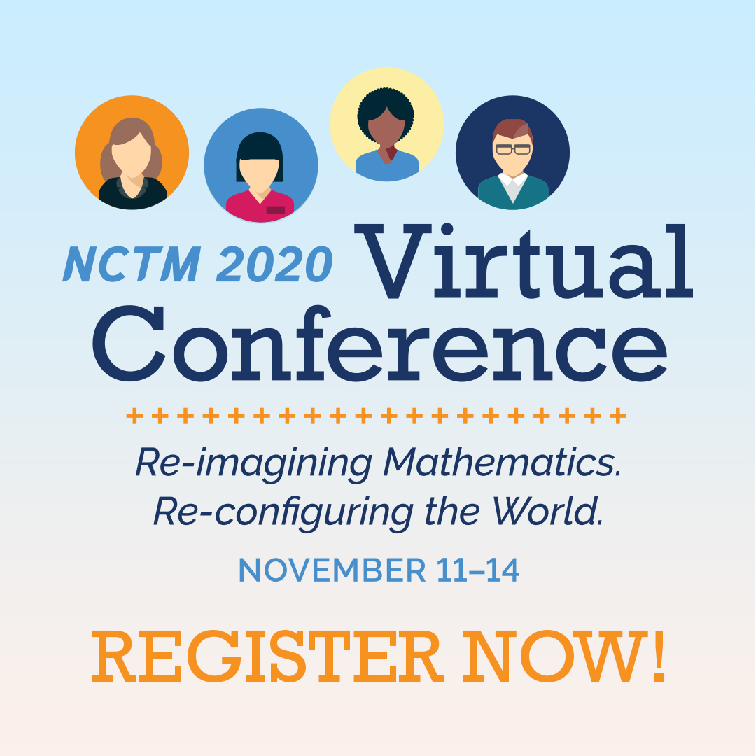 NCTM's tweet photo. #VirtualTeaching is about celebrating small victories! What are the small victories you celebrate? Tag us at @NCTM.MATH with #CelebratingMath to show us!
Then register for our #NCTMVIRTUAL conference to share your stories
#ITeachMath #Mathematics #MathResources https://t.co/2H504gB8Os