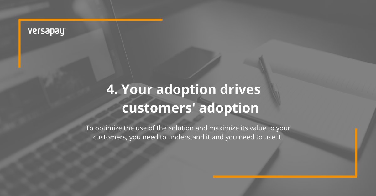Versapay's tweet image. While it’s important to get your customer using your new payment method, it&apos;s equally important that you&apos;re aware of any potential issues. The only way to help you to detect potential problems is by using it.

Learn more:
versapay.com/blog/four-esse…

#Accountingblog #futurefinance