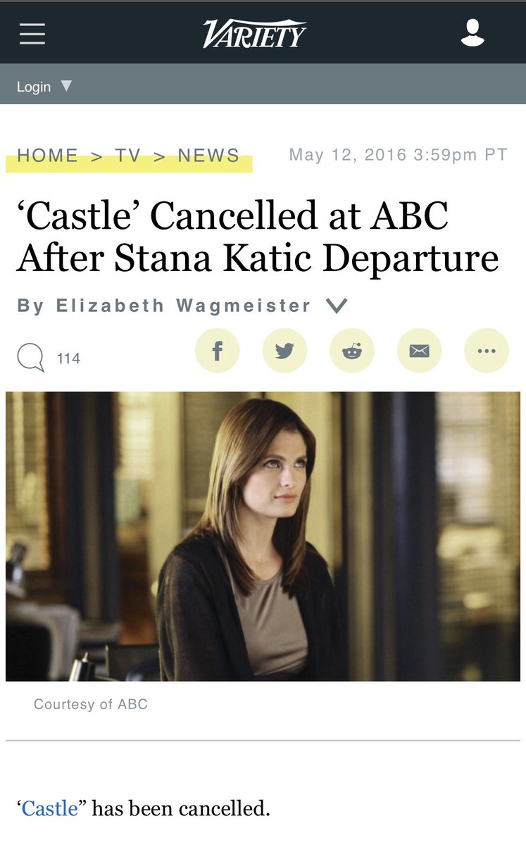 Both tv shows got screwed over by their tv networks.• Lucifer: got cancelled by FOX after 3 seasons.• Castle: ABC fires main actress Stana Katic (and Tamala Jones), with intention to continue S9 without Beckett. Fans demanded a cancellation of the show