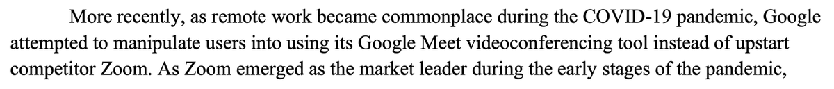 The report points out that Google has been trying to use Google Calendar to boost its free videoconferencing service (Google Meet).It looks like this move has caused Zoom to *checks notes* reach all time highs in the stock market and shatter user growth records 