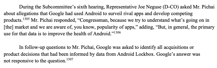 The subcommittee called out so many lies, misleading statements, and omissions from Google.