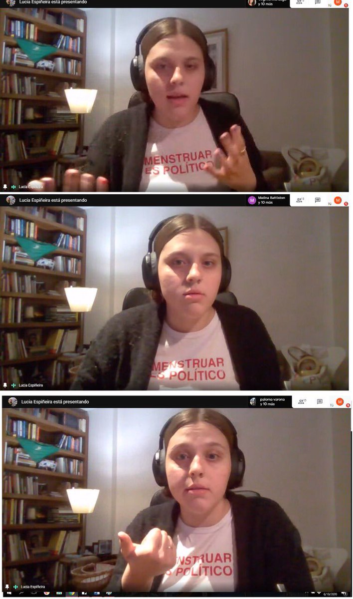 MujeresFce's tweet photo. Hasta recién escuchando a @luciaespineira1, compañera de la comisión y parte de @EcoFeminita hablando de #menstruaccion https://t.co/E0y2a6Cfjg