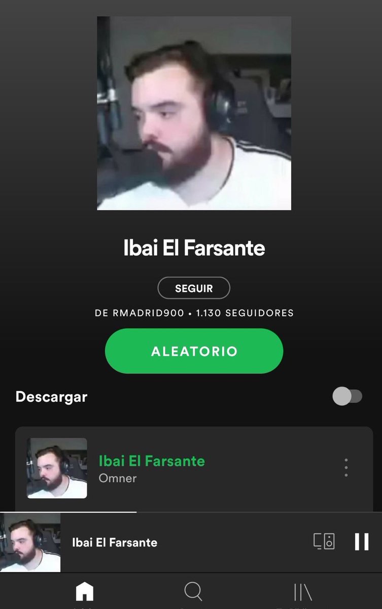 IbaiLlanos's tweet photo. Hemos llegado a Spotify 

Pero qué cojones es esto 

JAJAJSSJSJS https://t.co/hzSkWZqN82