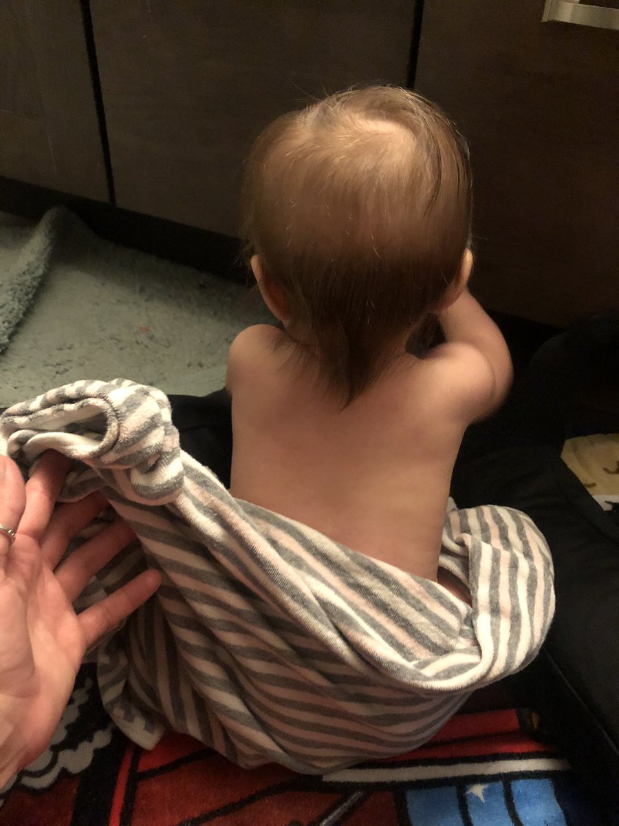 ashtynsmith09's tweet photo. Do I sense a mullet competition arising in the Darrah Household? #2mulletsoneroof #lookoutdaddy https://t.co/q9vdVIyWzM