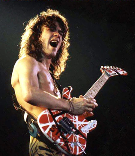 EHX's tweet photo. RIP Eddie... riff master, axe shredder, rock n roller, and true guitar hero. https://t.co/d8OK5OqhIM