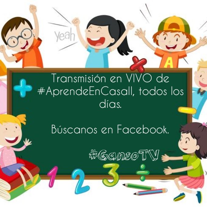 GansoTv's tweet image. ✅ 🏆 #Primaria - #Secundaria 2020 🏆

🔷 #AprendeEnCasaII
🔷 #GansoTV
🔷 #Gracias