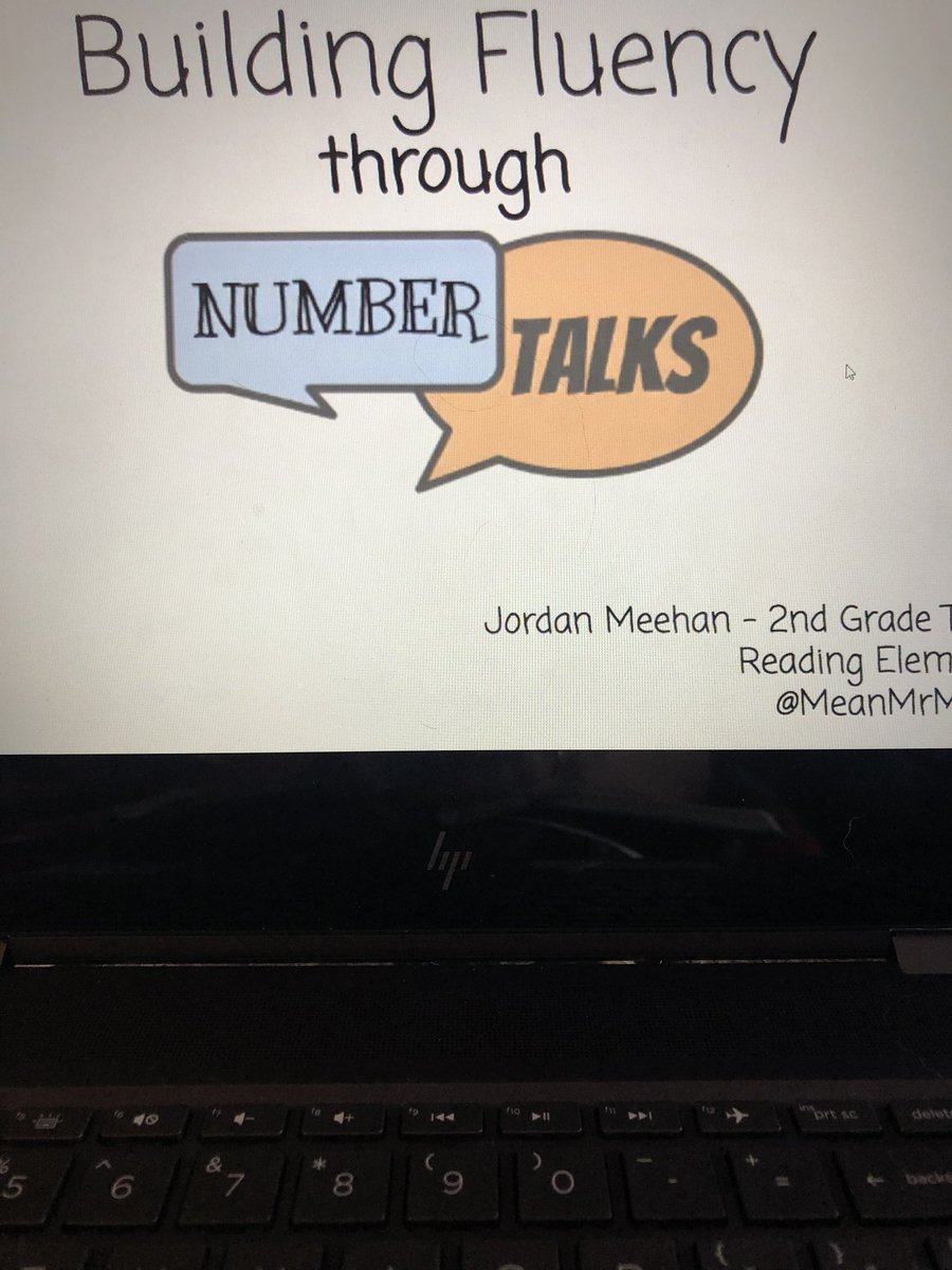 MrsHook23's tweet image. Really enjoyed learning about building fluency through number talks with @MeanMrMeehan! Thank you for the welcoming, interactive session! @ohioctm #OCTM2020 #OCTMconnects #teachingmath