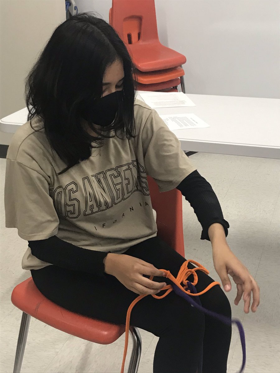 The Goodhue #FCCLA chapter working on their “Happy Hounds” project recycling t-shirts into dog toys to donate to the Goodhue County Humane Society #goodhueschool #goodhueFCCLA #nationalFCCLA #MinnesotaFCCLA <a href="/goodhueschool/">Goodhue School</a>