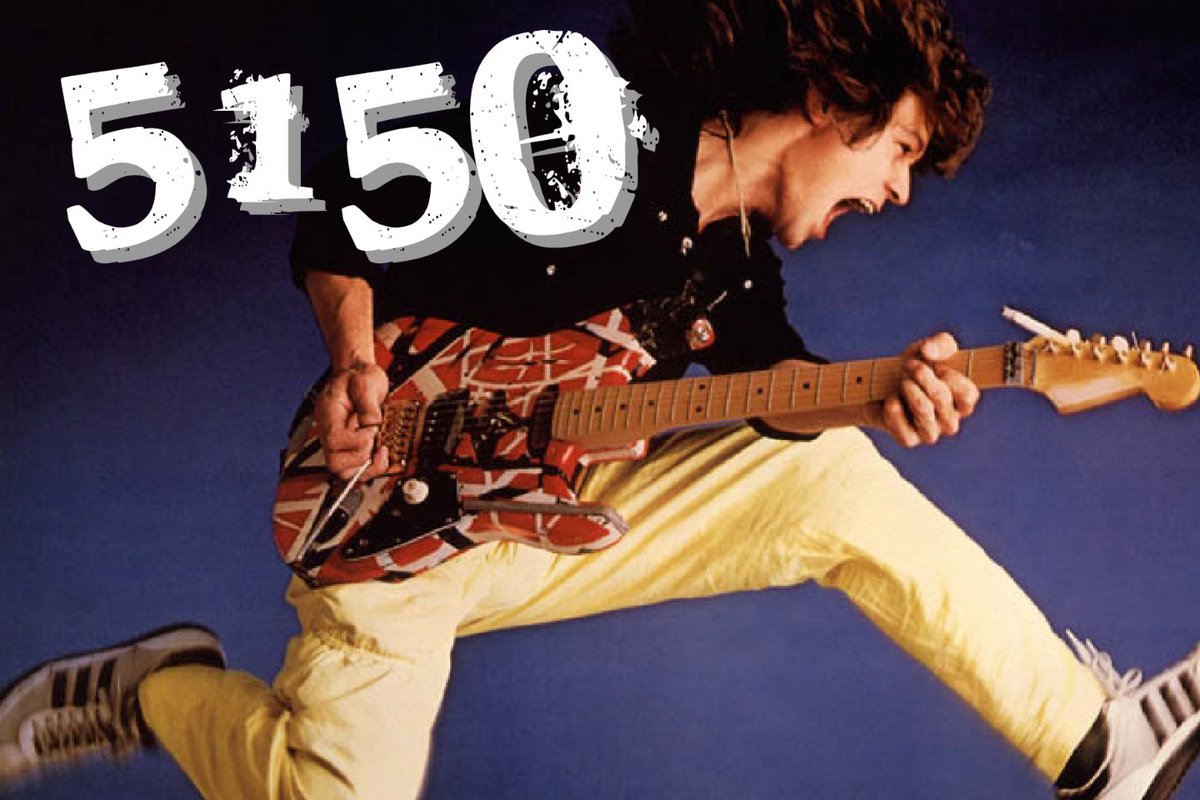   #EVH 1/8So my first ATM pin was & #39;5150& #39;. Which is the name of the first Van Halen album to feature Sammy Hagar on vocals. But the number means a lot to me because it& #39;s also the name of the song which started with this beautiful D-Major riff.