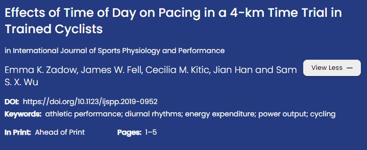 samwusx's tweet photo. Experienced cyclists can reliably distribute their energy expenditure at different times of day https://t.co/34hFxXdnTS @IJSPPjournal @SwinESS  @LaTrobe_SES https://t.co/blWQUnjpFK