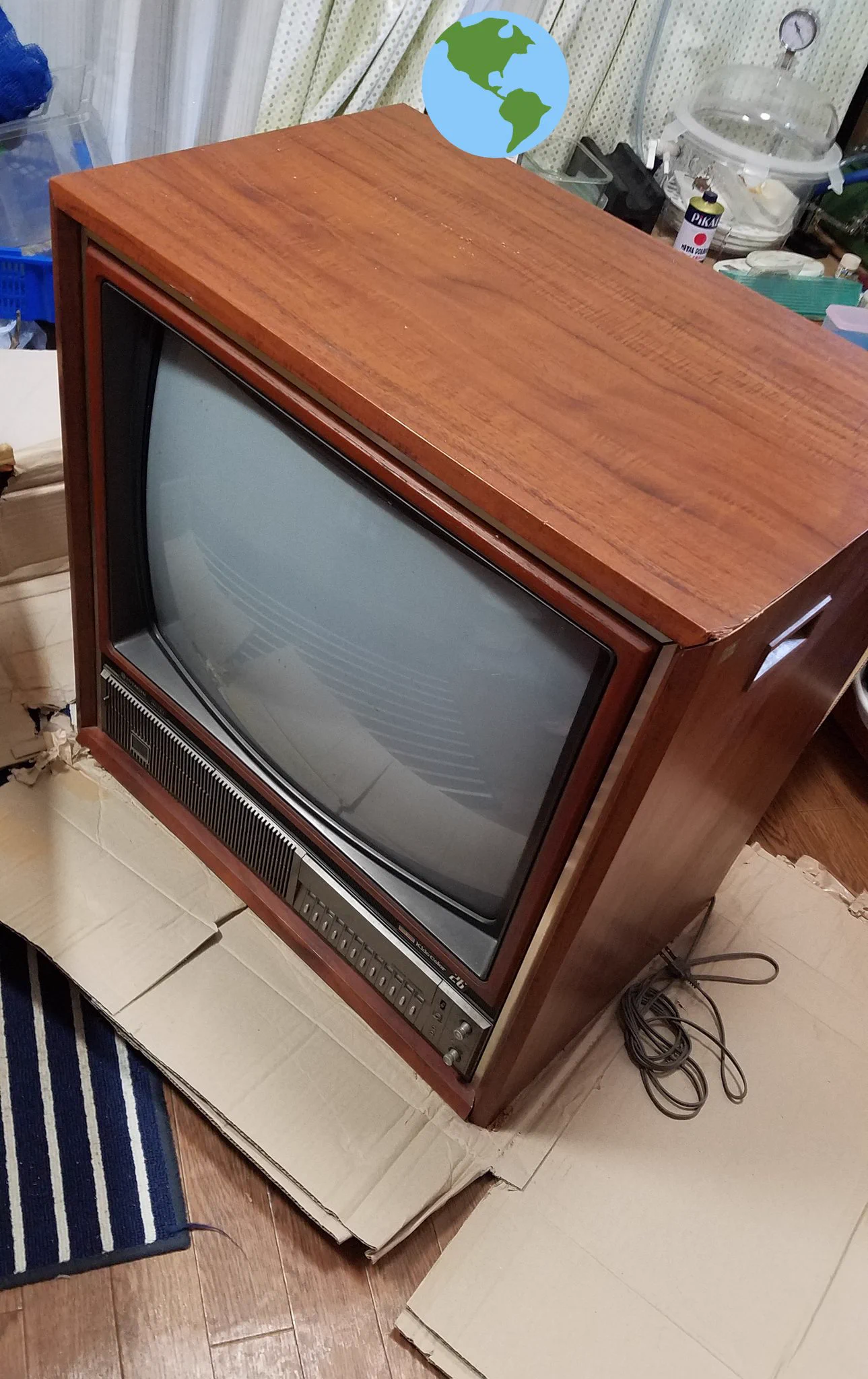 すごくおしゃれ！映らなくなってしまったブラウン管テレビが水槽に大変身？！