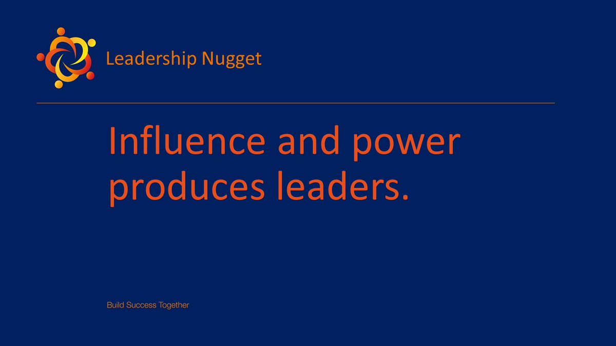 Where do you have #influence and #power? #LeadershipDevelopment, #PersonalLeadership
ow.ly/Zq8350Bgz7a