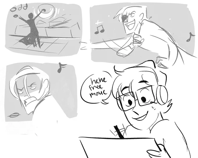 the unspoken benefit of not being able to stop imagining animatics in your head- free movie in ur brain as u work on other stuff 