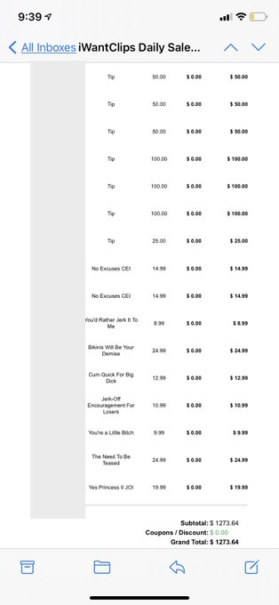 $1200+ on IWC...$1400+ on NF...$400+ on OF...   A cool $3k day 💅🏻 https://t.co/vGKrGg9P16